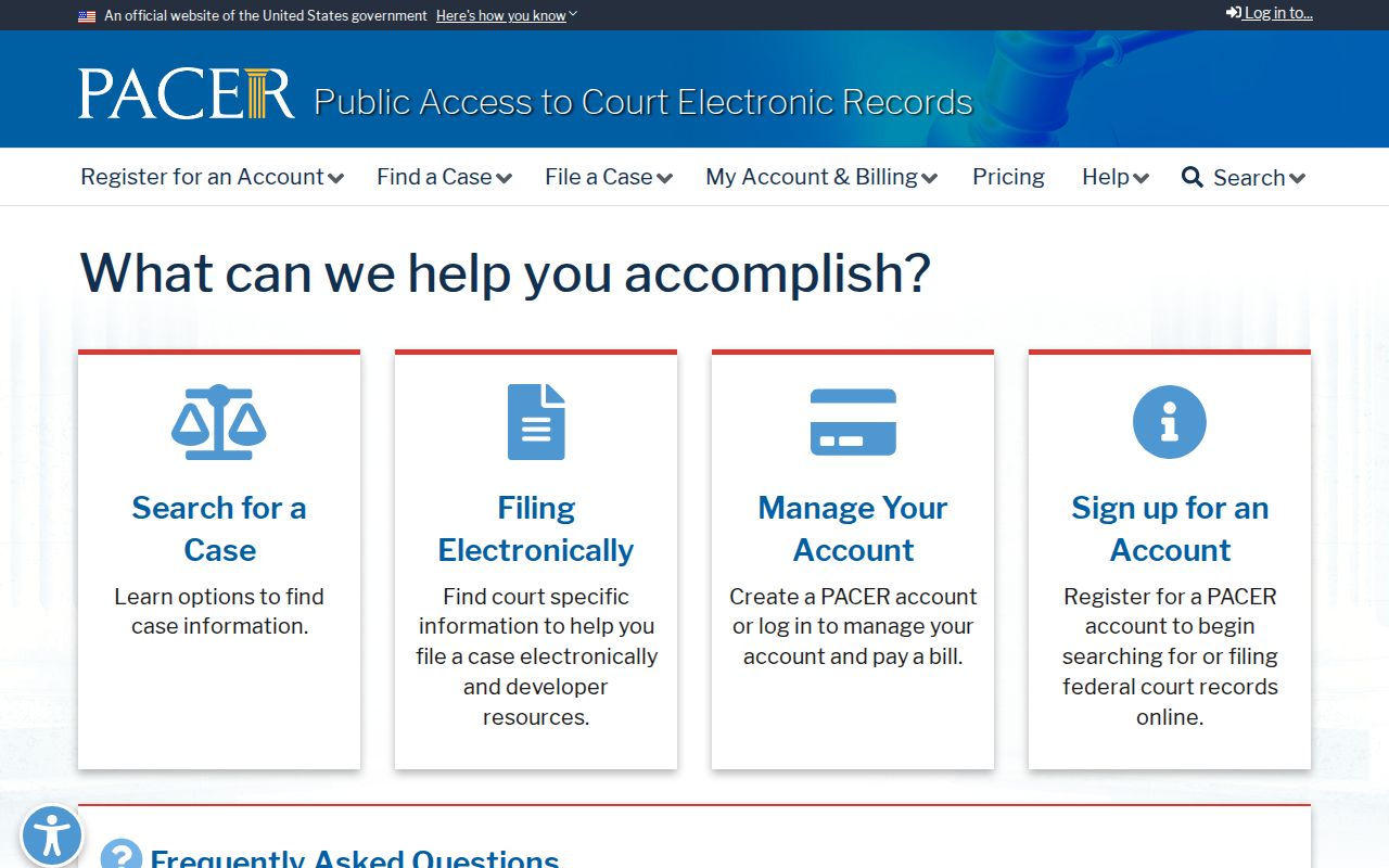 PACER search for federal criminal court cases involving Monmouth County