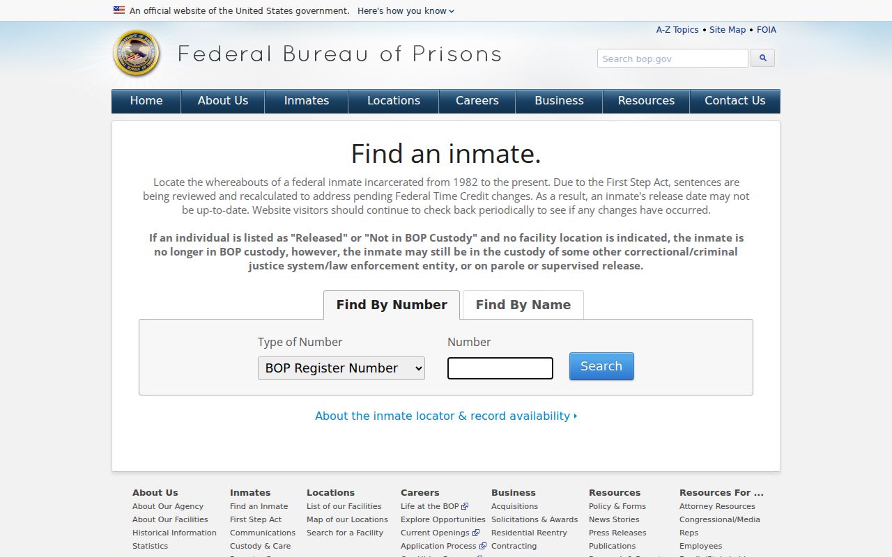 Federal inmate locator contrasted with Monmouth County sex offender registry records